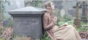  ?? IFC FILMS ?? Elle Fanning as the bookish Mary Wollstonec­raft Godwin in a scene from Mary Shelley .