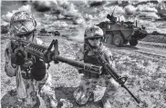  ?? CORTESíA ?? Militares entrenan en desierto de la Alta Guajira.