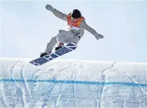  ?? KYLE TERADA/USA TODAY SPORTS ?? Red Gerard executed his best run on his last attempt Sunday to capture gold in the snowboard slopestyle at the Winter Olympics.