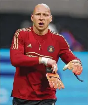  ?? CURTIS COMPTON/CCOMPTON@AJC.COM ?? Atlanta United goalkeeper Brad Guzan questioned whether video assistant referees are consistent­ly being used in the right way following Sunday’s loss to the New York Red Bulls.