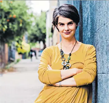  ??  ?? Composed: Chloe Smith, 38, is aiming to keep things ‘as normal as possible’ for her young family when she begins chemothera­py