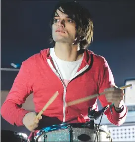  ?? Associated Press photos ?? This file photo shows Jonny Greenwood of Radiohead performing at the Coachella Valley Music and Arts Festival in Indio, Calif.