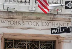  ??  ?? The Wall Street entrance of the New York Stock Exchange. — AP