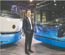  ?? LION ELECTRIC CO. ?? Marc Bédard's Lion Electric is set to announce its new battery plant will be in Quebec despite challenges obtaining federal funds.