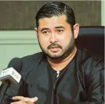  ??  ?? FAM president Tunku
Mahkota Johor Tunku Ismail Sultan Ibrahim told the MACC that it must ensure that the country’s football is clean and free from corruption and abuse of power.