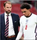  ??  ?? BIG CALL: Southgate with Trent