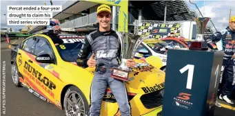  ??  ?? Percat ended a four-year drought to claim his third series victory