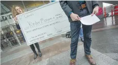  ?? ARLEN REDEKOP ?? A coalition of public interest and environmen­tal groups has identified $771,168 in donations to the B.C. Liberals from Kinder Morgan and related companies based on Elections B.C. records.