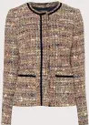  ??  ?? If you love timeless wardrobe staples, this Basler tweed jacket is just the ticket. €315, Brown Thomas