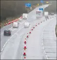  ??  ?? The dreaded barrier is being removed from the M20