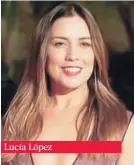  ??  ?? Lucía López