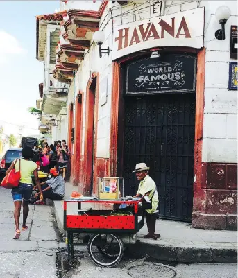  ?? SHARON LINDORES ?? Café Havana is one of the best places for music in the Getsemani neighbourh­ood.