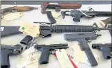  ?? BAY AREA NEWS GROUP ARCHIVES ?? Just 24 percent of the state’s likely voters think gun laws should stay the same, according to a new poll. Six percent want them weakened.