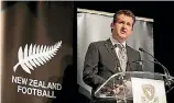  ??  ?? Chief executive Andy Martin and New Zealand Football didn’t cover themselves in glory with regard to Alex Jones.