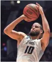  ?? CHRISTOPHE­R HANEWINCKE­L/USA TODAY SPORTS ?? Nevada forward Caleb Martin averaged 18.9 points last season.