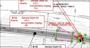  ?? SUBMITTED IMAGE ?? This sketch shows the affected area.