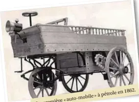  ?? ?? en 1862. » à pétrole auto-mobile « première La