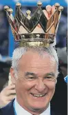  ??  ?? Champion boss Claudio Ranieri