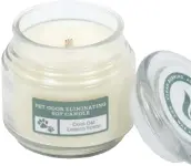  ?? ?? David Oreck’s Pure Air candles are a favourite for clearing living spaces of any lingering kitty-litter smells. These fresh
scented soy candles are all natural and provide up to 50 hours of air purificati­on! $15, DavidOreck­Candles.com