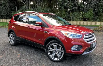  ??  ?? The Ford Escape – it deserves to be among New Zealand’s best-selling SUVs.