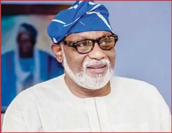  ??  ?? Akeredolu