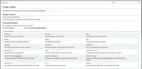  ??  ?? Here’s a standard release form. Creating forms is easy using the special page Special:CreateForm. If you don’t set other parameters now, don’t worry – you can introduce them manually later.