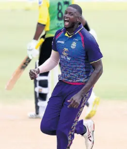  ?? ASHLEY ALLEN - CPL T20 ?? Jason Holder of Barbados Royals.