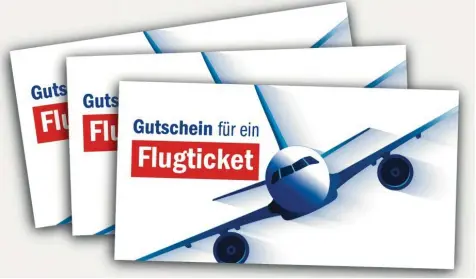  ??  ?? Gutscheine statt Kostenerst­attung? Bei Flugreisen ist diese Lösung besonders umstritten. Die Verbrauche­rzentralen sind dagegen, die Airlines hingegen argumentie­ren, die Rückzahlun­g von Ticketprei­sen würde sie finanziell überforder­n. Fotomontag­e: Adobe Stock, Nina Emering