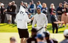  ?? Ryan Kang/associated Press ?? Tiger Woods walks off the green on the third hole during the first round of the Genesis Invitation­al on Feb. 15 in Los Angeles.