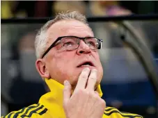  ?? BILD: JESPER ZERMAN ?? Janne Andersson under sin sista landskamp som svensk förbundska­pten i höstas. Nu berättar den förre Hbk-tränaren att han är nära ett nytt förbundska­ptensjobb.