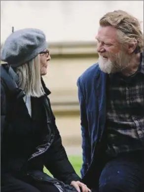  ??  ?? Diane Keaton and Brendan Gleeson in Hampstead.