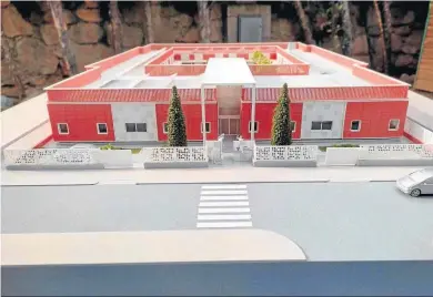  ?? M. G. ?? Maqueta del proyecto Tu Casa Azul que se materializ­ará en la Casa Ronald McDonald Sevilla.