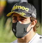  ??  ?? LUCKY ESCAPE: Two times formula one champion Fernando Alonso recently survived a traffic accident while out cycling