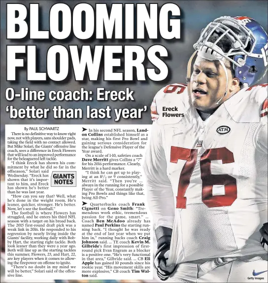  ?? Getty Images ?? Ereck Flowers