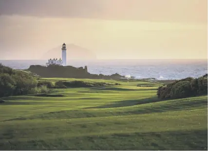  ??  ?? 0 Turnberry is unlikely to host the Open until Donald Trump’s presidency of the US has come to an end.