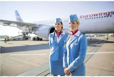  ??  ?? Die neue Billig-Tochter der Lufthansa sucht derzeit 400 Flugbeglei­terinnen und 200 Piloten – mit Anstellung in Österreich