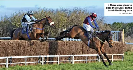  ?? Picture: Tim Holt ?? There were plans to close the course, on the Larkhill military base