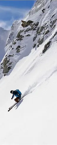  ?? (©LZTG/ Michael Reusse) ?? Viele suchen große und weite Skigebiete (hier Arlberg).