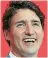  ??  ?? Justin Trudeau