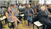  ?? Picture: ROB KNOWLES ?? NEW START: Parents and students at Stenden South Africa’s academic year opening ceremony at MyPond Hotel on Monday