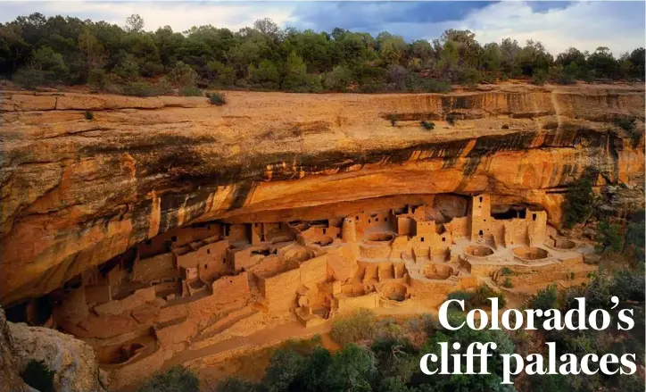  ??  ?? Mesa Verde — would you move your old people and your infant children into a brick terrace clinging precarious­ly to the side of a cliff, hundreds of feet from the canyon floor?