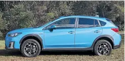  ??  ?? The XV adds hybrid power while still feeling distinctly like a Subaru.