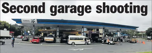  ?? Picture: ZWANGA MUKHUTHU ?? CRIME SCENE: The Sasol garage in Abbotsford that was robbed on Thursday. A Vincent garage was robbed earlier in the week