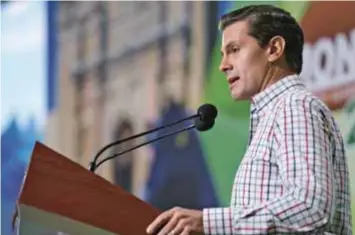  ?? |CORTESÍA ?? Durante su estancia en Monterrey, Peña Nieto acudió a un evento en Cintermex y visitó una escuela.