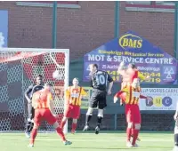  ??  ?? COUNT US IN Rossvale Juniors embraced Non League Day