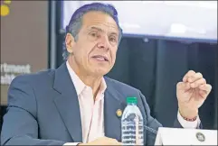  ??  ?? Will Gov. Cuomo resist rising progressiv­es — or veer left with them?