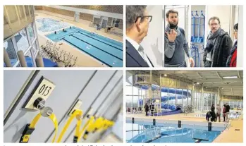  ??  ?? Le nouveau centre aquatique bénéficie des innovation­s les plus récentes.