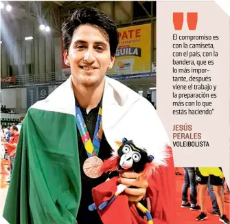  ?? / FOTO: INSTAGRAM ?? Jesús Perales se colgó el metal de bronce en los pasados JCYC.