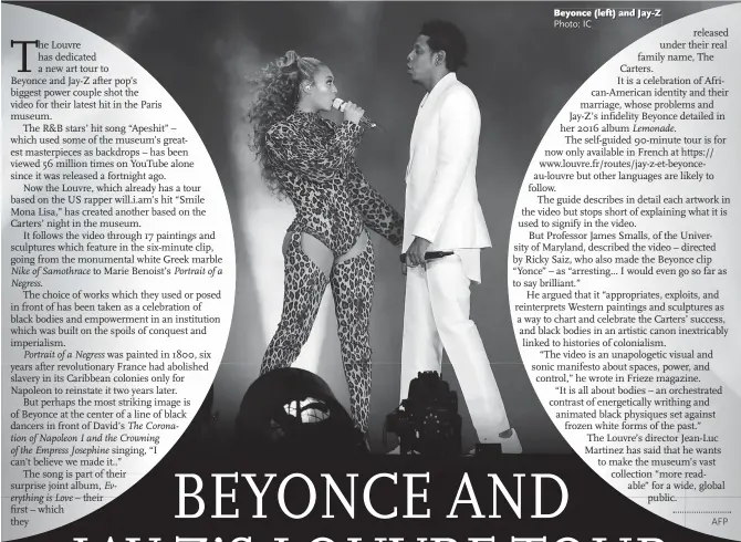  ?? Photo: IC ?? Beyonce (left) and Jay-Z