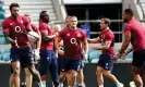  ?? Photograph: Adam Davy/PA ?? Courtney Lawes (left) is confident England ‘will come good’ as players get on board with the strategies being plotted out in camp.